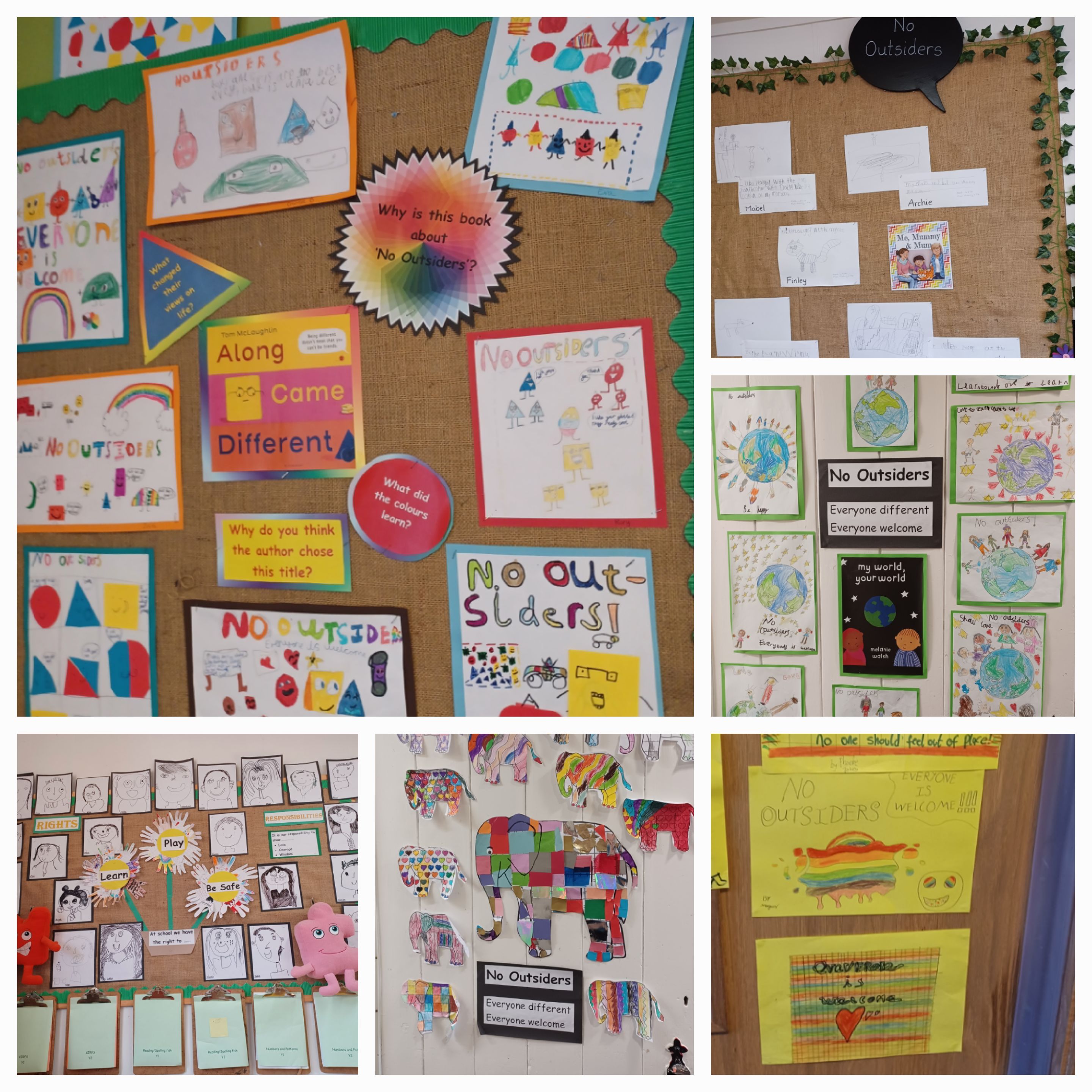 No Outsiders children's artwork